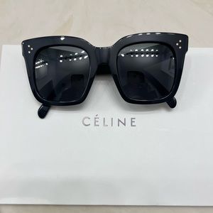 NWT Authentic Oversized Celine Black Tilda Sunglasses